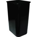 Genuine Joe Wastebasket, 9-2/5"Wx15-1/5"Lx19-9/10"H, Black GJO00061